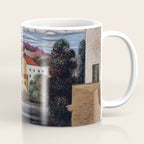 Pablo Picasso, Mediterranean Paysage (Landscape with Dead and Live Trees) (Paisaje con árbol muerto y vivo), oil on canvas landscape painting Coffee Mug Gallery Image 1