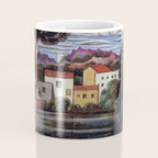 Pablo Picasso, Mediterranean Paysage (Landscape with Dead and Live Trees) (Paisaje con árbol muerto y vivo), oil on canvas landscape painting Coffee Mug Gallery Image 4
