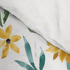 Sunflower Floral Highland Cow Comforter Gallery Image 4