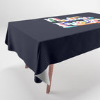 Positive Energy- typography Tablecloth Gallery Image 1