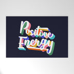 Positive Energy- typography Welcome Mat Gallery Image 1