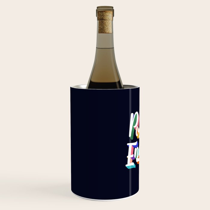 Positive Energy- typography Wine Chiller Gallery Image 2