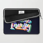 Positive Energy- typography Laptop Sleeve Gallery Image 2