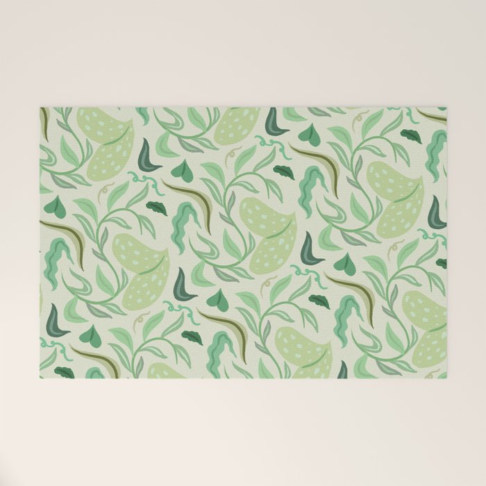 Playful Greens Welcome Mat Gallery Image 1
