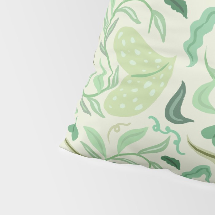Playful Greens Pillow Sham Gallery Image 4