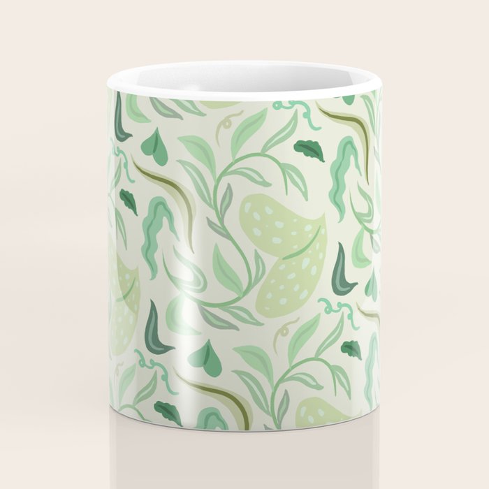 Playful Greens Coffee Mug Gallery Image 4