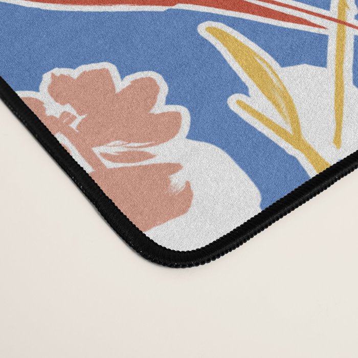 Wild colorful flowery meadow B Desk Mat Gallery Image 4