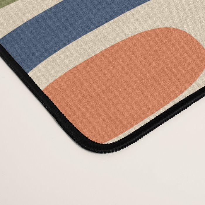 Retro Mid Century Modern Atomic Pattern Desk Mat Gallery Image 4