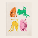 Pop Cats: Modern Collage Pop Art Poster Gallery Image 4