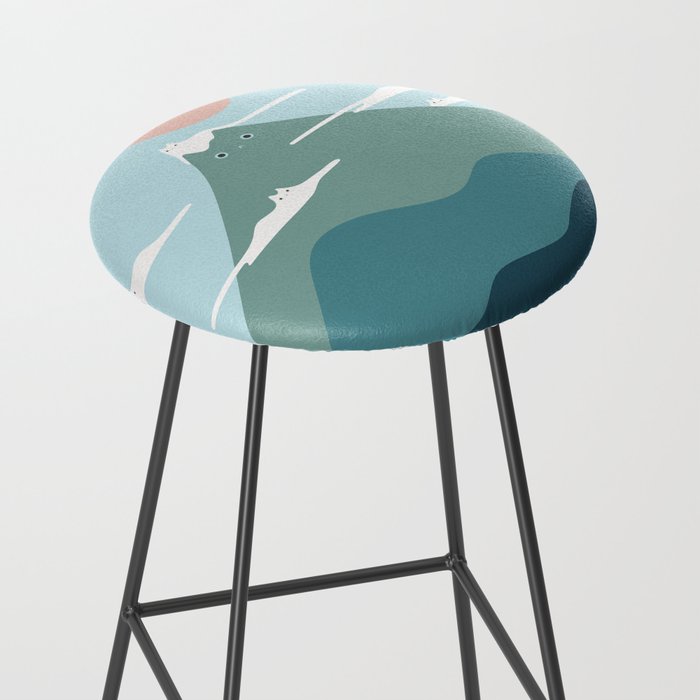 Cat Landscape 72B Stool Gallery Image 2
