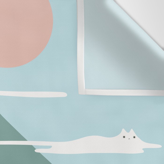 Cat Landscape 72B Wall Tapestry Gallery Image 3