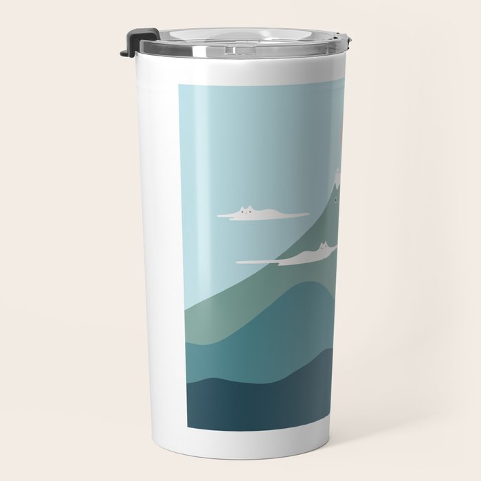 Cat Landscape 72B Travel Mug Gallery Image 3
