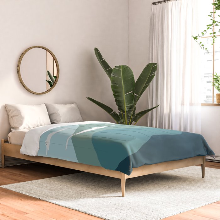 Cat Landscape 72B Comforter Gallery Image 2