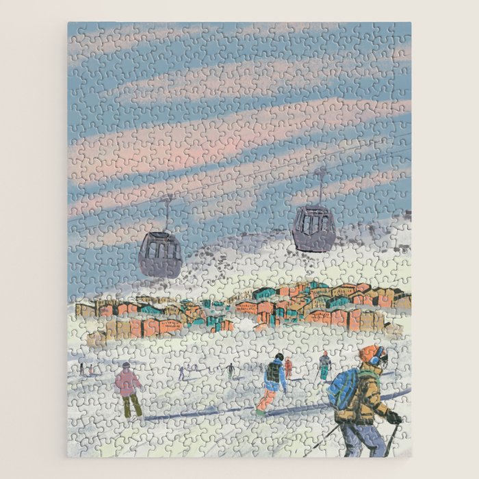 Winter Ski Trip.  Jigsaw Puzzle Gallery Image 1