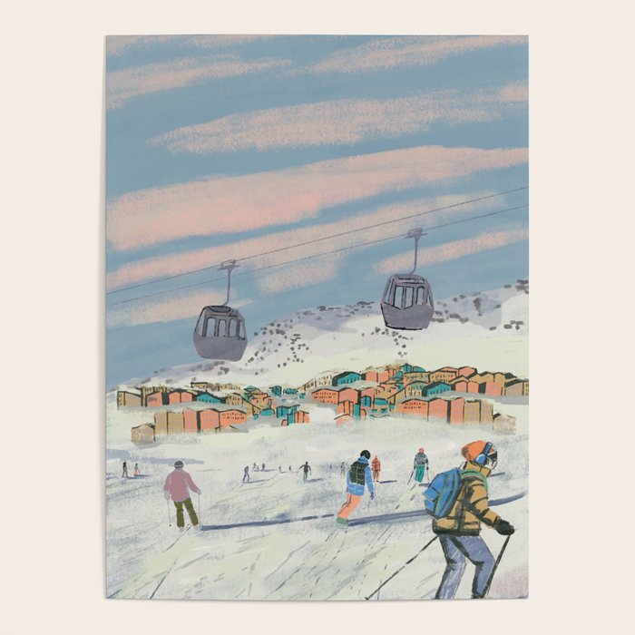 Winter Ski Trip.  Poster Gallery Image 4