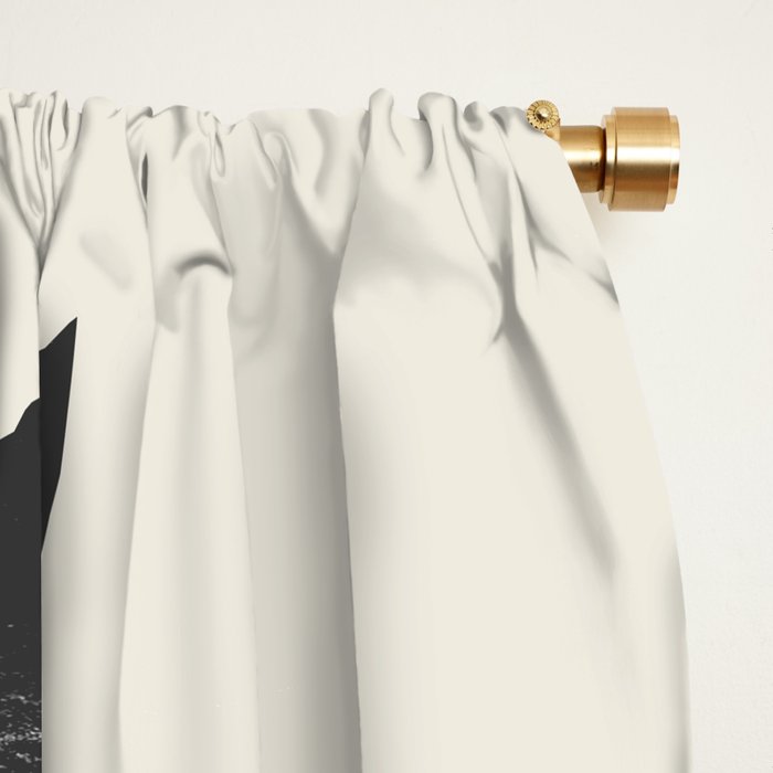 minimal plant Window Curtain Gallery Image 2