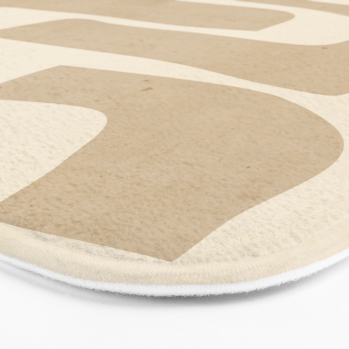 Abstract Art 55/beige 2 Bath Mat Gallery Image 3