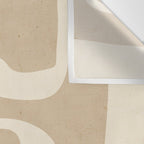 Abstract Art 55/beige 2 Wall Tapestry Gallery Image 3