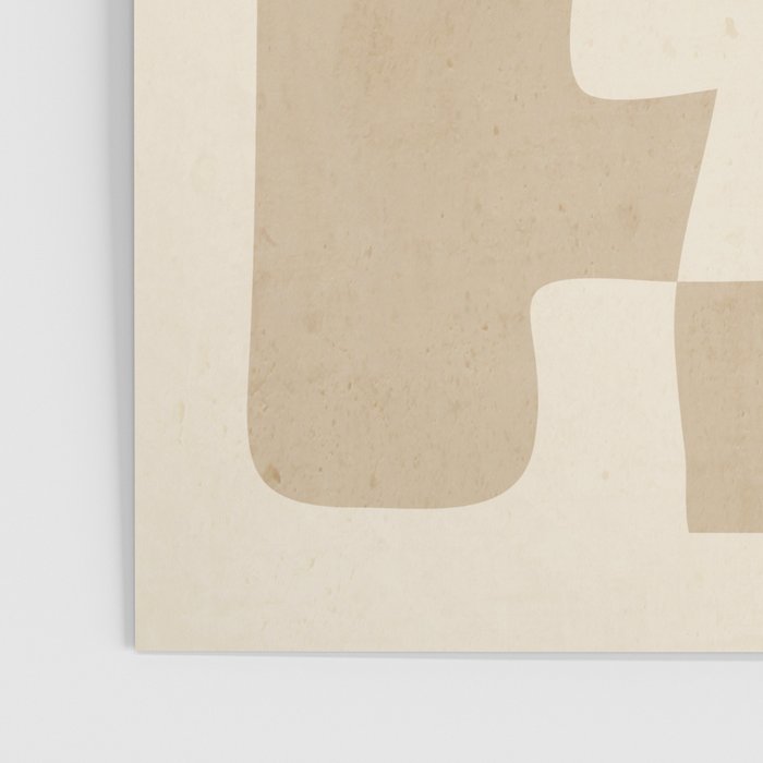 Abstract Art 55/beige 2 Poster Gallery Image 3