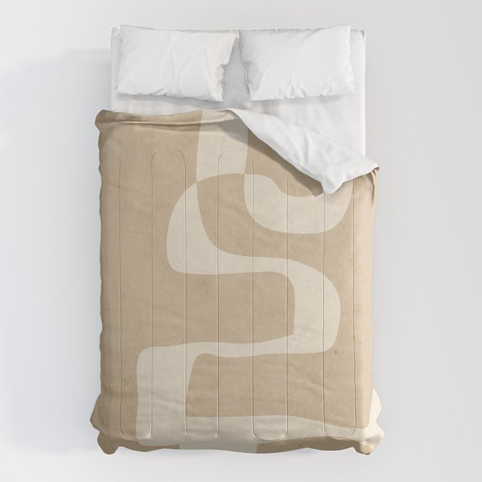 Abstract Art 55/beige 2 Comforter Gallery Image 6