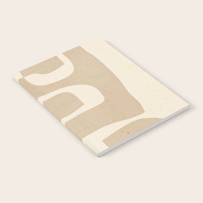 Abstract Art 55/beige 2 Notebook Gallery Image 1