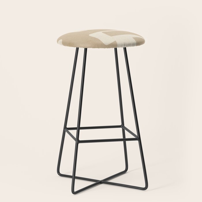 Abstract Art 55/beige 2 Stool Gallery Image 1