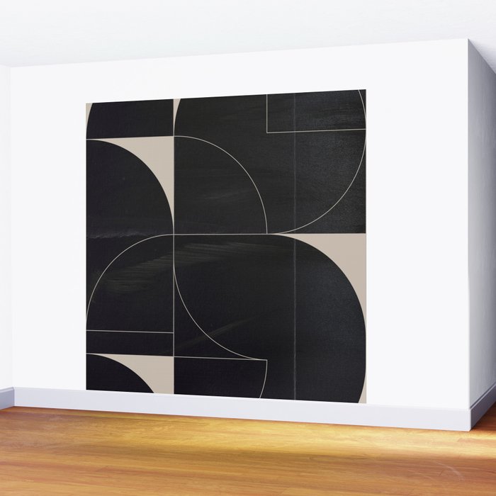Minimal Geometric Shapes 210 Wall Mural Gallery Image 2