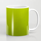 Fresh Green Ombre Abstract Watercolor Coffee Mug Gallery Image 1