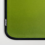 Fresh Green Ombre Abstract Watercolor Laptop Sleeve Gallery Image 3