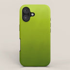 Fresh Green Ombre Abstract Watercolor iPhone Case Gallery Image 1
