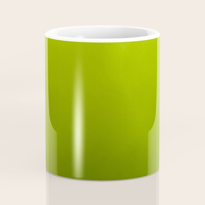 Fresh Green Ombre Abstract Watercolor Coffee Mug Gallery Image 4