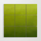 Fresh Green Ombre Abstract Watercolor Wood Wall Art Gallery Image 1