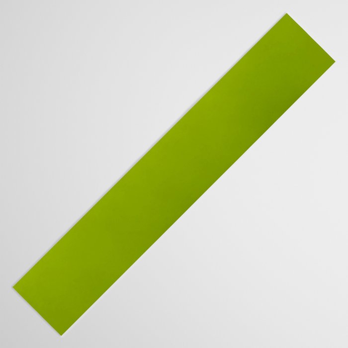 Fresh Green Ombre Abstract Watercolor Table Runner Gallery Image 3