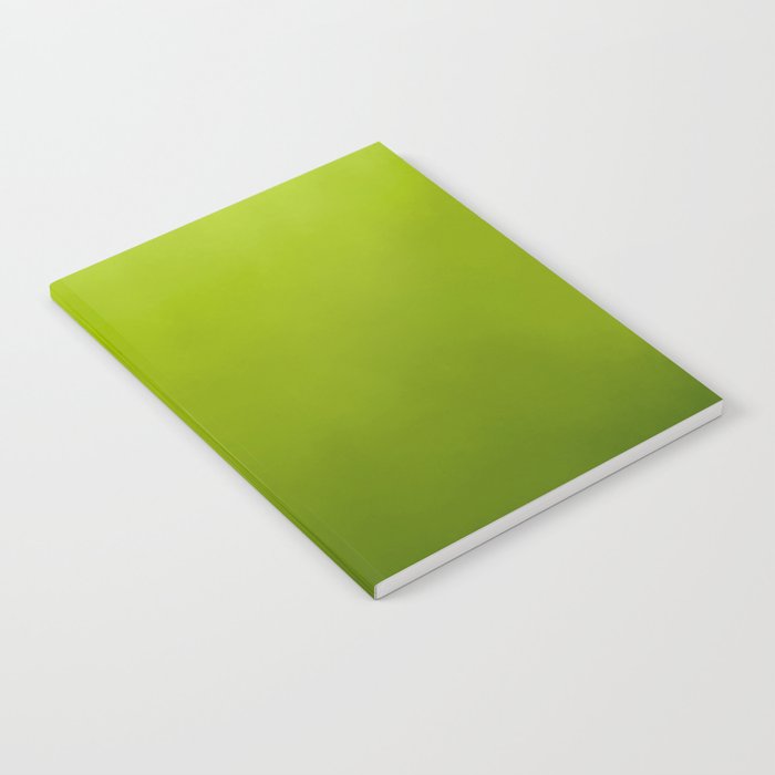 Fresh Green Ombre Abstract Watercolor Notebook Gallery Image 2