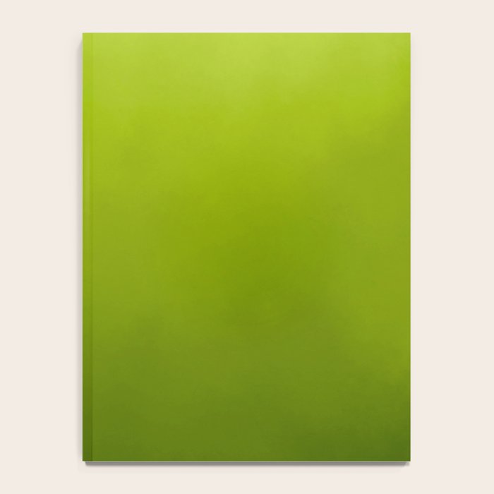 Fresh Green Ombre Abstract Watercolor Notebook Gallery Image 4
