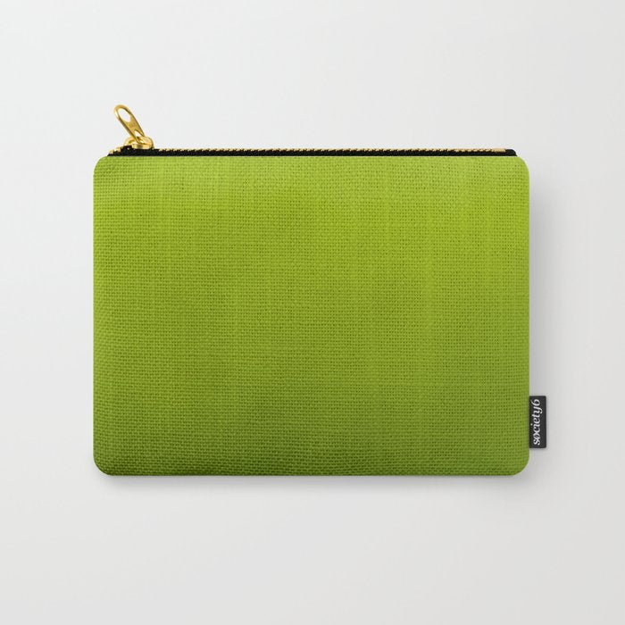 Fresh Green Ombre Abstract Watercolor Carry All Pouch Gallery Image 1