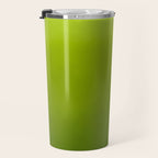 Fresh Green Ombre Abstract Watercolor Travel Mug Gallery Image 3