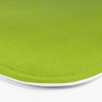 Fresh Green Ombre Abstract Watercolor Bath Mat Gallery Image 3
