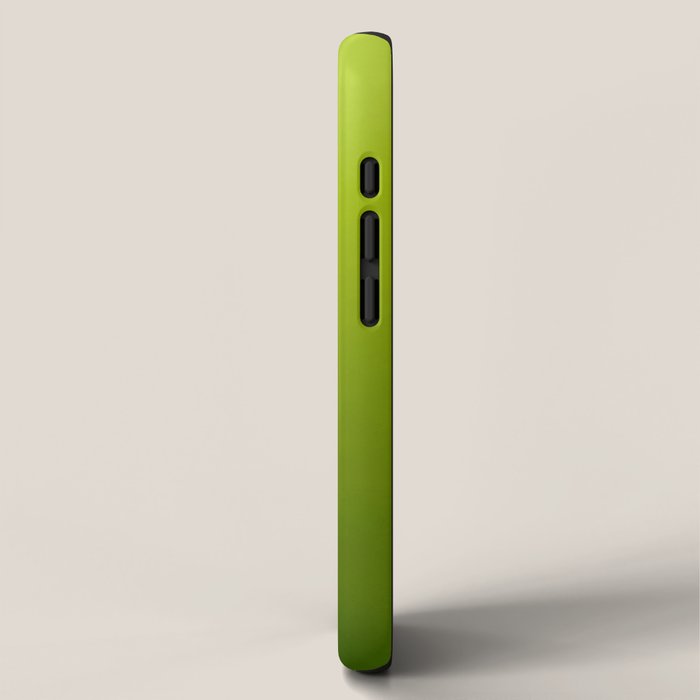 Fresh Green Ombre Abstract Watercolor iPhone Case Gallery Image 2