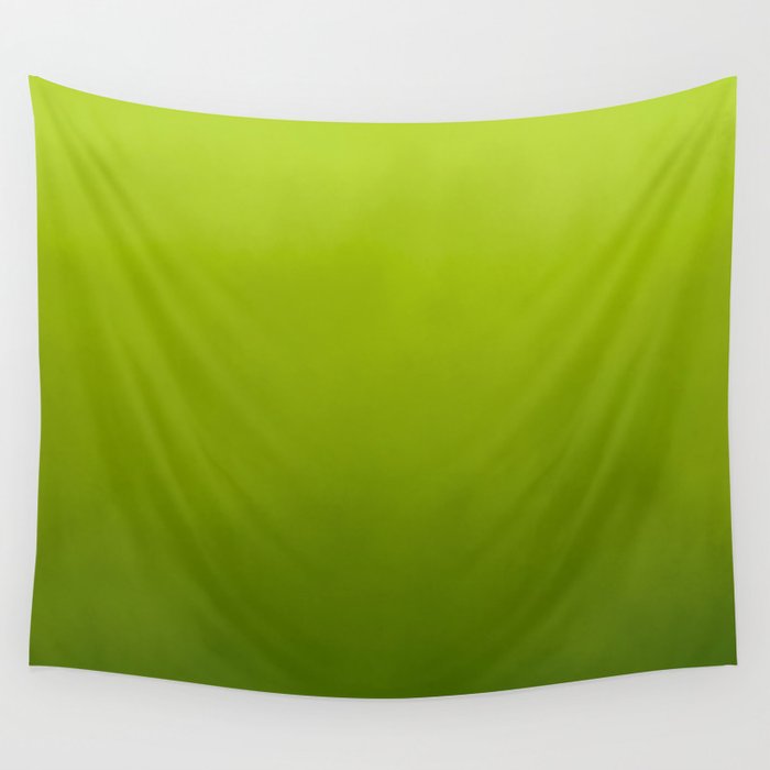 Fresh Green Ombre Abstract Watercolor Wall Tapestry Gallery Image 4