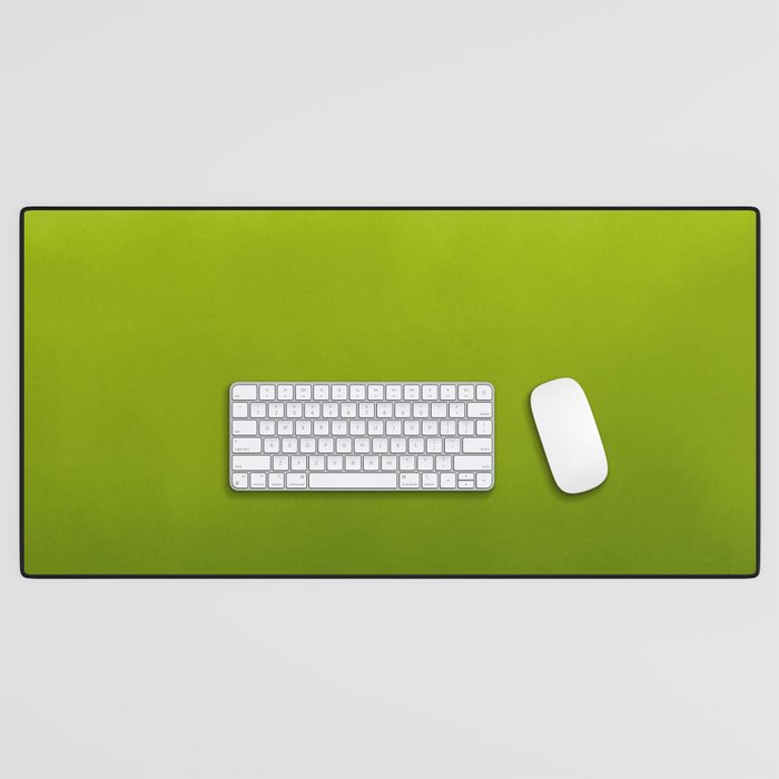 Fresh Green Ombre Abstract Watercolor Desk Mat Gallery Image 1