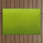 Fresh Green Ombre Abstract Watercolor Outdoor Rug Gallery Image 1