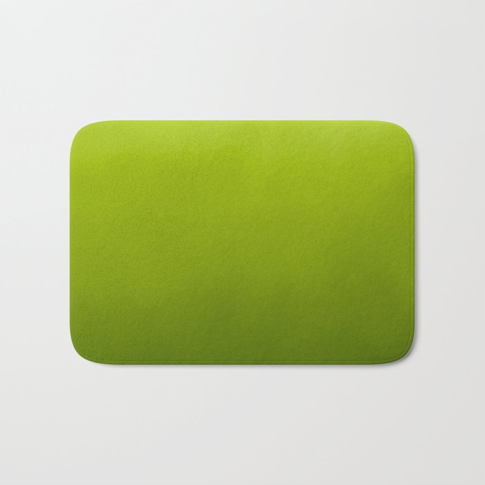 Fresh Green Ombre Abstract Watercolor Bath Mat Gallery Image 1