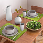 Fresh Green Ombre Abstract Watercolor Placemat Gallery Image 2