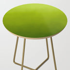 Fresh Green Ombre Abstract Watercolor Side Table Gallery Image 2