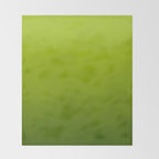 Fresh Green Ombre Abstract Watercolor Throw Blanket Gallery Image 2