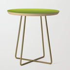 Fresh Green Ombre Abstract Watercolor Side Table Gallery Image 1