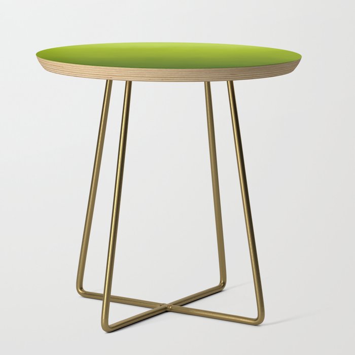 Fresh Green Ombre Abstract Watercolor Side Table Gallery Image 1
