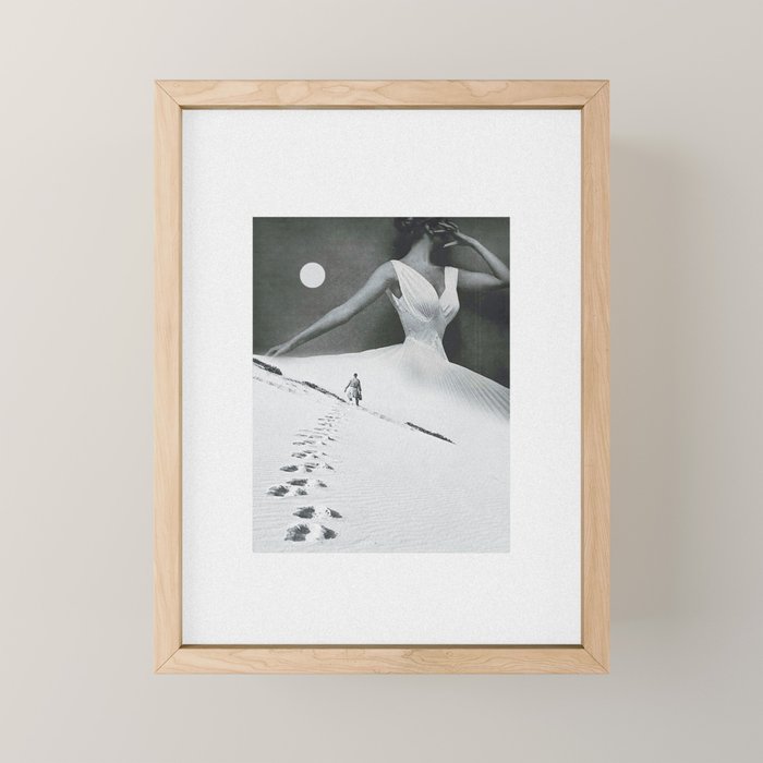 I'll keep walking if you don't reach out Mini Art Print Gallery Image 1