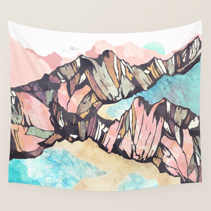 Solitary Beach Wall Tapestry Gallery Image 4